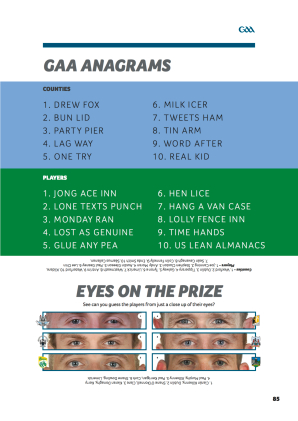 Eyes and Anagrams